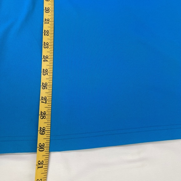 Callaway Polo Short Sleeve Shirt Size Medium Vibrant Blue Golfcore Sporty - Picture 11 of 11